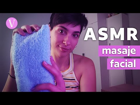 ASMR MASAJE en tu carita. Atención Personal