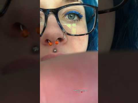 ASMR getting an eyelash out your eye 🔴👄👁️ #asmr #shorts