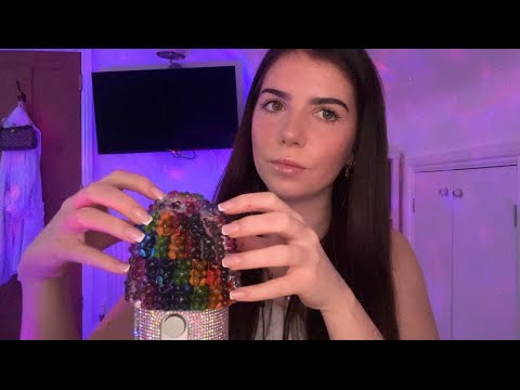 ASMR | Gummy Bear Mic Cover 🧸  *30 minutes*