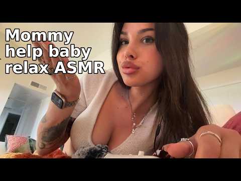 ASMR Mommy Helps Baby Relax (personal attention, whispering, mouth sounds, shhh)