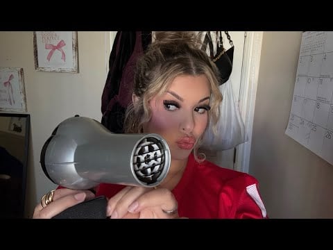ASMR - Makeup & Hair For Holiday Event (Part 1 & 2)! ✨ FULL VIDEO
