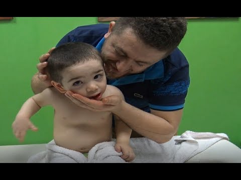 ASMR TURKISH MASSAGE BARBER : baby body , foot , back , head massage= BEBEK  KAFA SIRT AYAK MASAJI