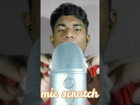 asmr mic scratching mouth sounds #asmr #satisfying #micscratching