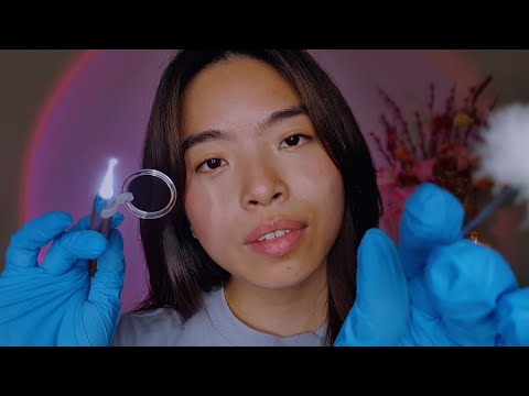 ASMR Gently Cleaning Your Ears ✨ Ear Scratching, Cleaning, Brushing (Layered Sounds)