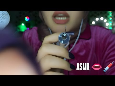 ASMR Up Close- You Decided To Do Lip Filler Injection With Only 5$!👄 Tingling VISUAL TRIGGERS ✨