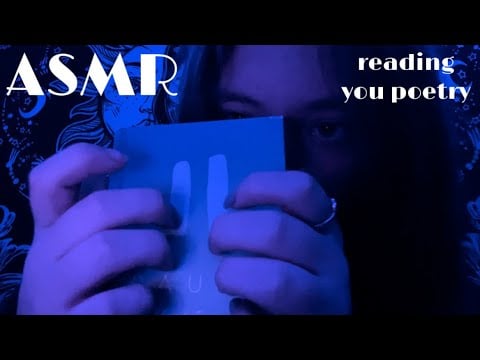 Reading you poetry (with gentle tapping) | ASMR