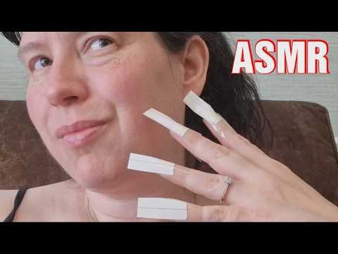 ASMR Long Nails ... but they are made of PAPER! A weird vid but u will like it !