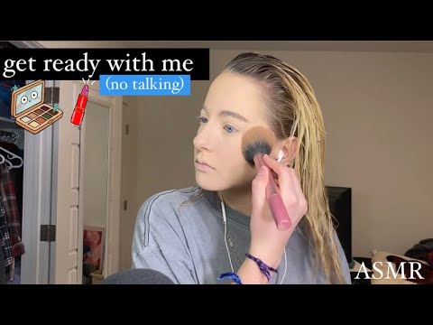 ASMR | grwm | no talking | simple glam