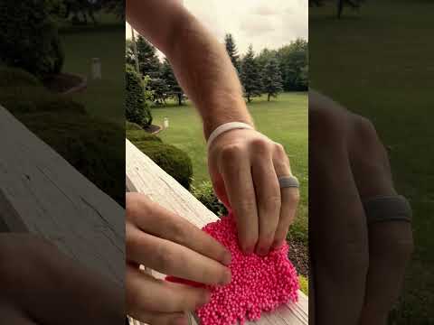 ASMR Giving Foam Slime A Massage #asmr