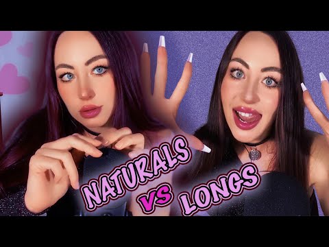 ASMR {Long Nails VS Natural Nails p.2} Intense and Fast Triggers for Your Deep Relaxation 🤤😴