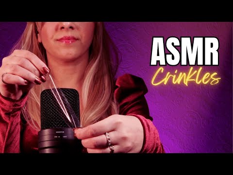 [ASMR] Sticky Tape on Mic 💤 Crinkly and Sticky Sounds