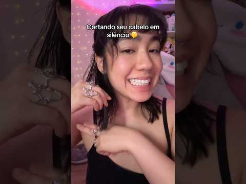 Corte de Cabelo em SILÊNCIO 🤫 #asmr