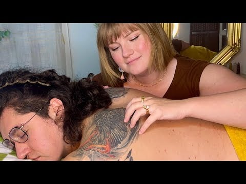 ASMR Back Scratching | Personal Care, Relaxation, Nails, Real Person, RP for Sleep and Relaxation