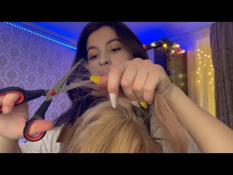 Asmr fast hair cut in 1 minute