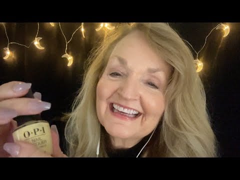ASMR Late Night Nail Sesh Personal Attention Role Play 💅🏻