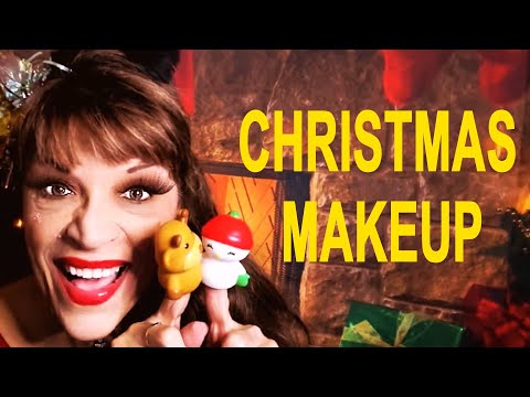 TE HAGO UN MAQUILLAJE RAPIDO DE NAVIDAD💃ASMR💃FAST CHRISTMAS MAKEUP