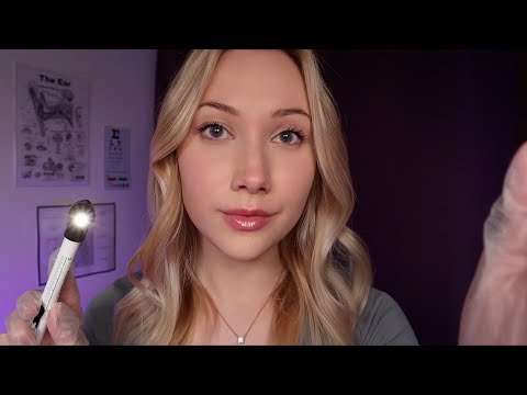 ASMR Ear Exam & Cleaning | Binaural Ear to Ear Attention