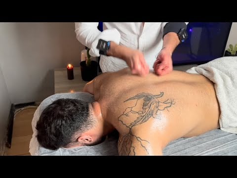 ASMR massage | hard sports massage | enjoy the magic touch | eren part 2 for you