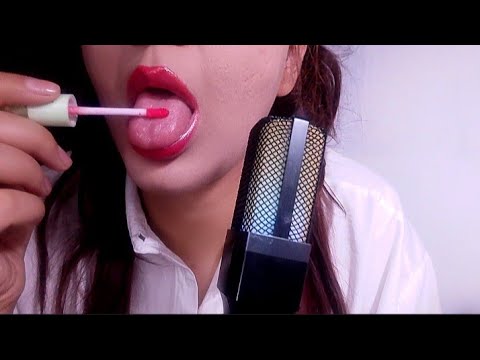 Asmr mouth sounds Asmr makeup 💄 Asmr spit painting Асмр макияж Асмр мокрый пальчик