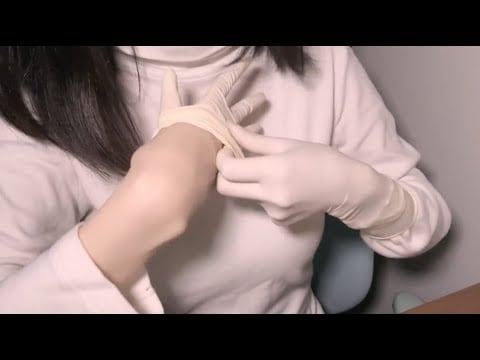 ASMR Surgical Gloves Sounds 🧤 | Latex Gloves for Sleep & Tingles | ASMR by Chinese Girl