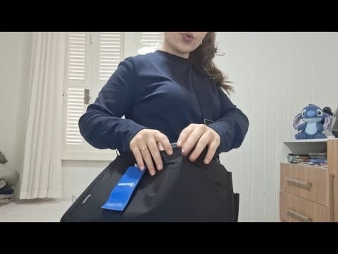 Asmr conversado organizando minha bolsa da GoCase | tapping, sons de boca e scratching 