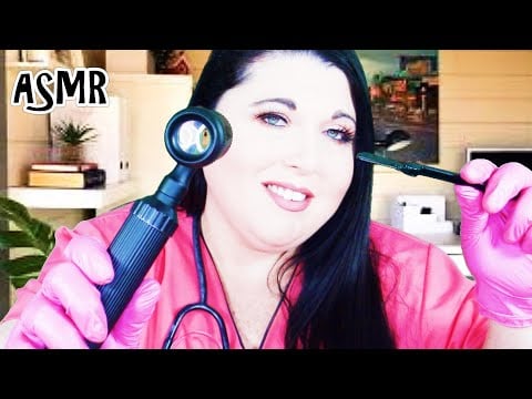 ASMR Dermatologist Roleplay - Relaxing Face Exam and Treatment with Latex Gloves