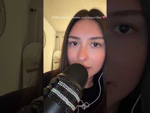 ASMR everything is Okay just relax and breathe while it rains ✨ #relax #tingles #mouthsounds #asmr