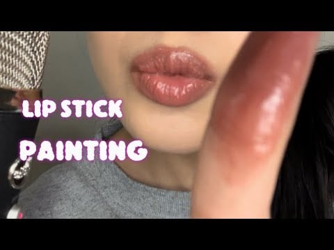 ASMR Lipstick Painting Your Face👄