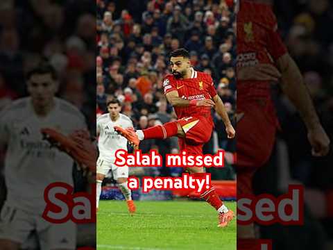 Mohamed Salah penalty miss against Real Madrid 70'