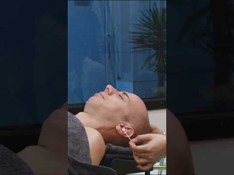 Gentle Thai Head, Shampoo & Ear Massage 🇹🇭💆‍♂️ #asmr  #headmassage  #earmassage  #thaimassage