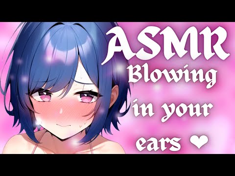 ASMR | 5 minutes of blowing into your ears! 💗