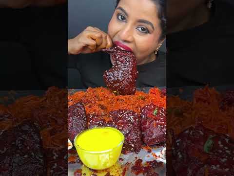 ASMR Eating Spicy Dragon Chicken Curry,Smoked BBQ chicken,Fried Rice Big Bites ASMR Eating Mukbang