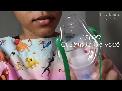 ASMR   Cuidando de você dodoi (taking care of you sick)