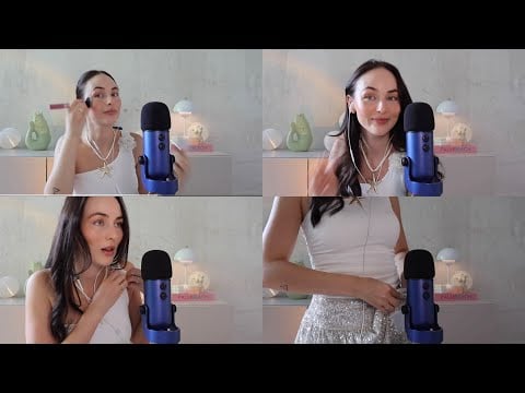 My first ASMR! GRWM (German/Deutsch) 💙💤