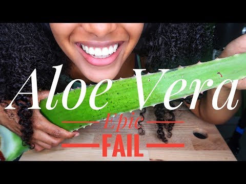 ASMR ALOE VERA CHALLENGE | EPIC FAIL | Hushpuppy ASMR