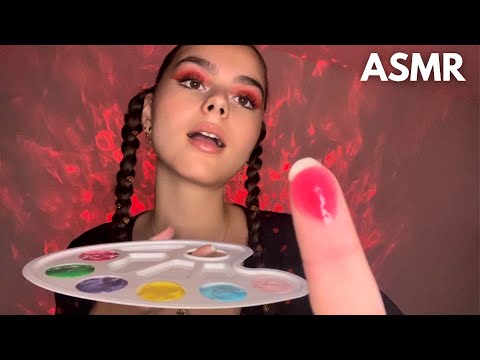 ASMR - Spit Painting (mouth sounds)