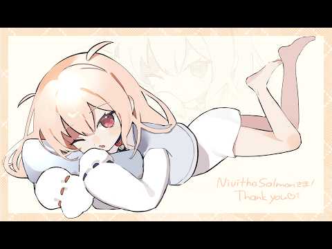 ASMR♡Long stream of breathy sounds. For falling asleep or working. Ear Blowing.