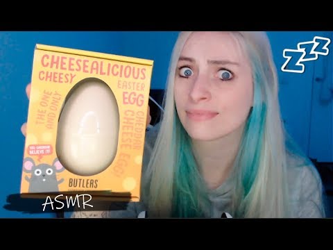 ASMR: PROVEI UM OVO DE PÁSCOA DE QUEIJO