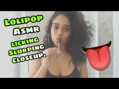 LOLIPOP ASMR CLOSE UP.