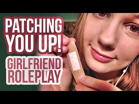 ASMR Patching You Up! Girlfriend Roleplay | Personal Attention | Hair Brushing | For All Genders