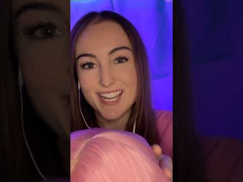 finishing detangling your hair #asmr #hairplay #asmrhair