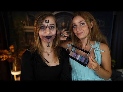 ASMR the BEST Halloween MAKE-UP Transformation EVER | FIRST halloween special | real person asmr