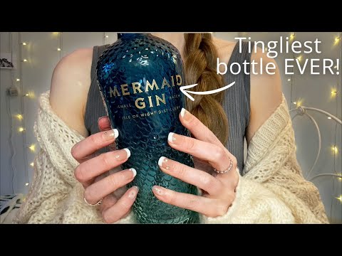 ASMR | Mermaid Textured Glass Tapping & Scratching 🌊🧜‍♀️