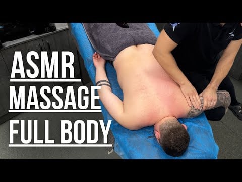ASMR FULL BODY Massage | REAL PERSON | MAX ASMR | Sports massage