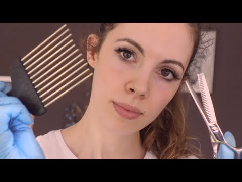 ASMR Haircut That Will Bring Your Tingles Back - Hair Brushing, Spraying, Cutting