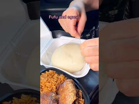Trying most popular African food for the first time… #Food #Eating #mukbang