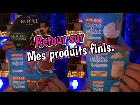 Asmr Français: "Retour sur mes produits finis"