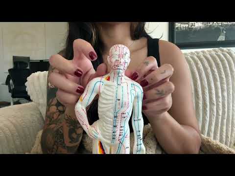 ASMR | FAST & AGGRESSIVE TAPPING ON ACUPUNCTURE DOLL 💨