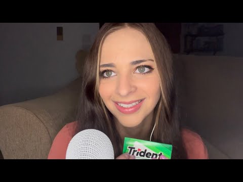 ASMR| Gum Chewing - Whisper/Ramble for relaxation and sleep #asmr #asmrsounds #sleep