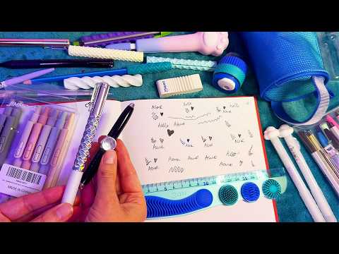 ASMR The Best Fidget Stationery?! (Whispered Review, Back to School)